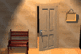 Door to Maude's dorm
